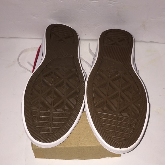 Converse All StarsRed Shoes Womans 7.5 Mens 6 - Picture 5 of 8